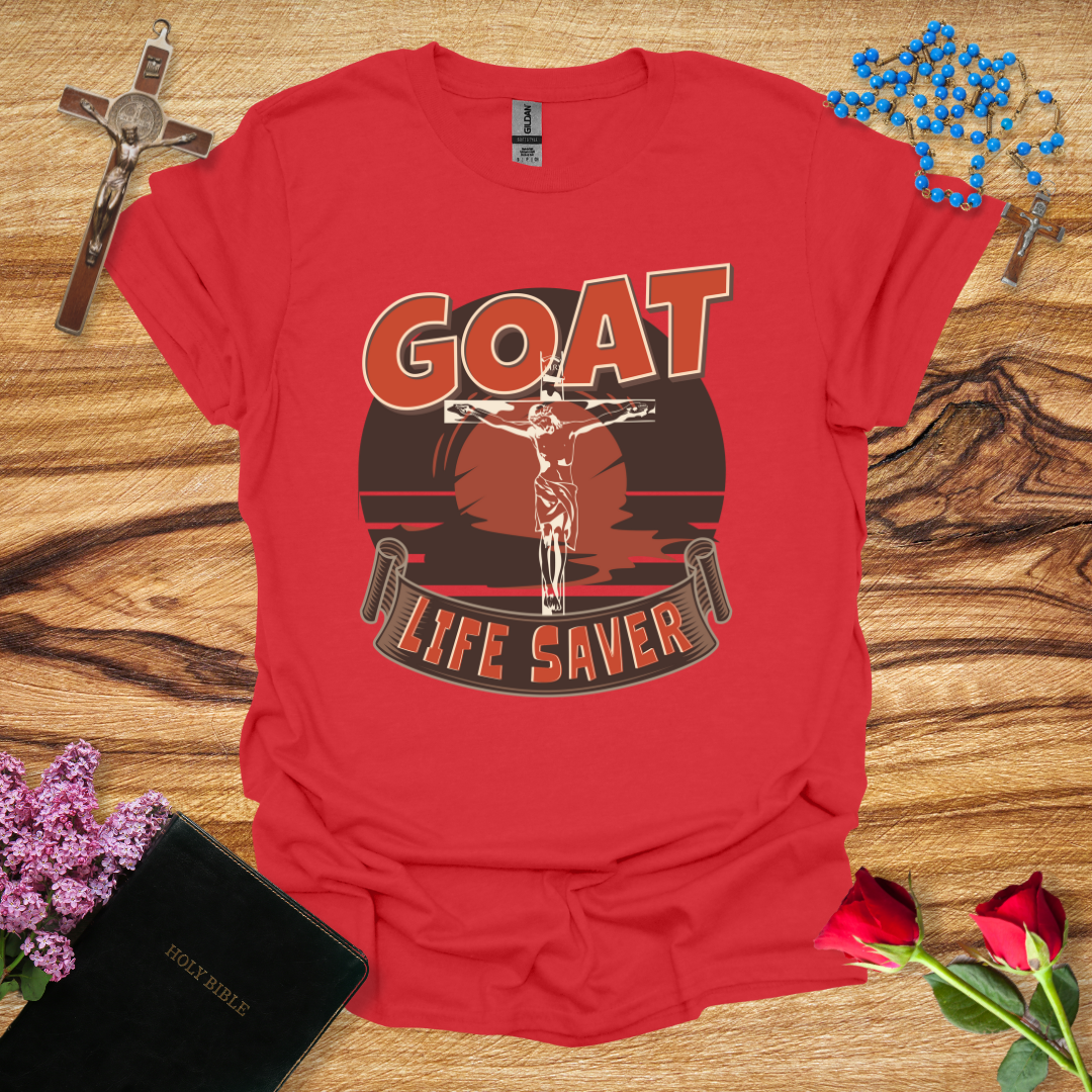 Jesus is the GOAT Life Saver T-Shirt