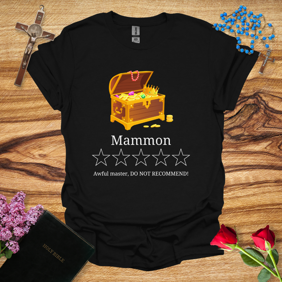 Mammon Treasure Chest Zero Star Review T-Shirt