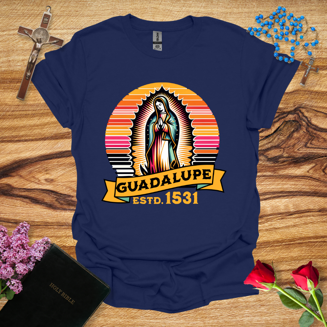 Our Lady of Guadalupe Sunset T-Shirt