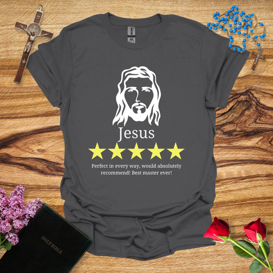 Jesus Five Stars Review T-Shirt