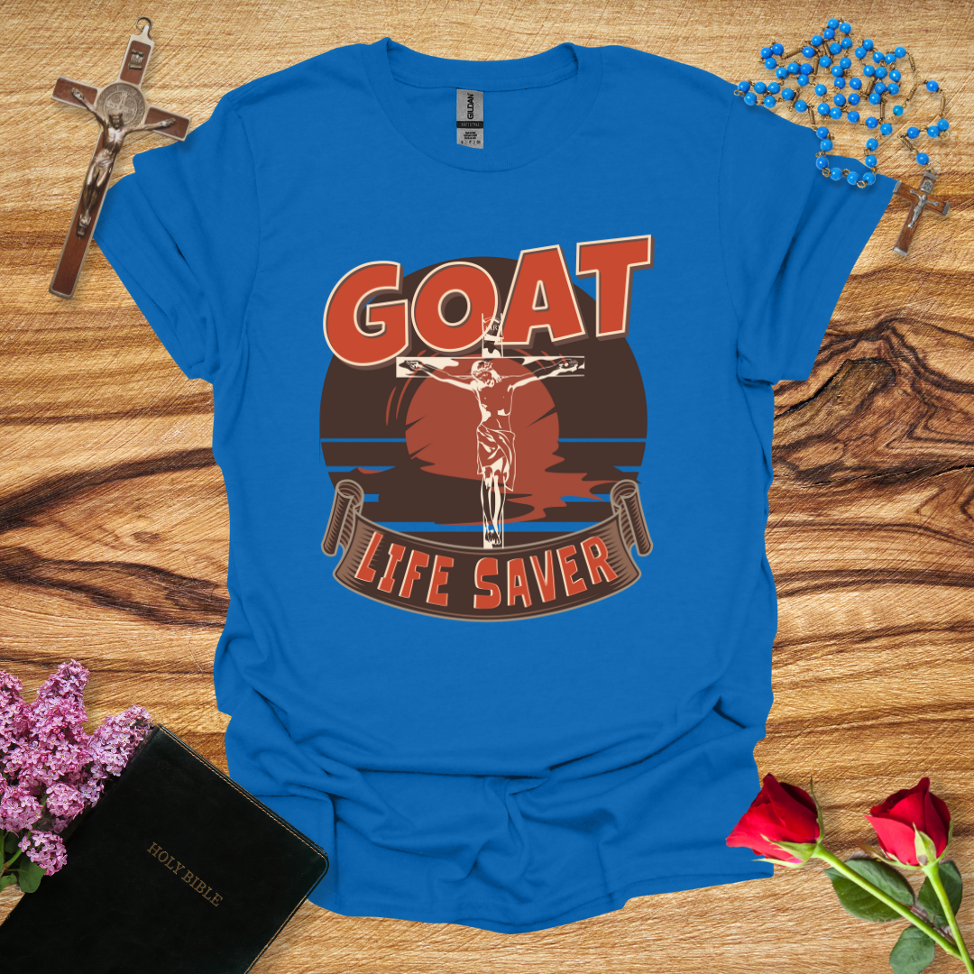 Jesus is the GOAT Life Saver T-Shirt