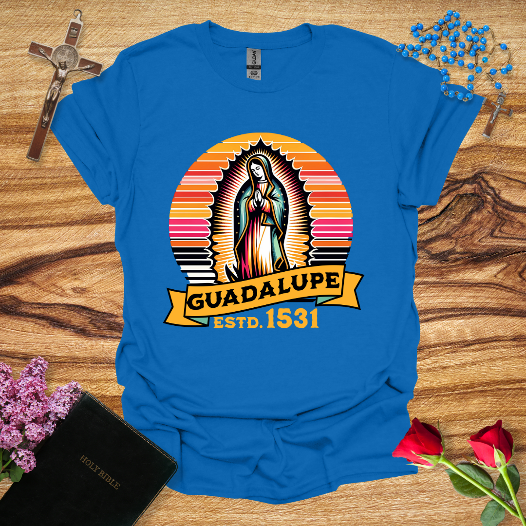 Our Lady of Guadalupe Sunset T-Shirt