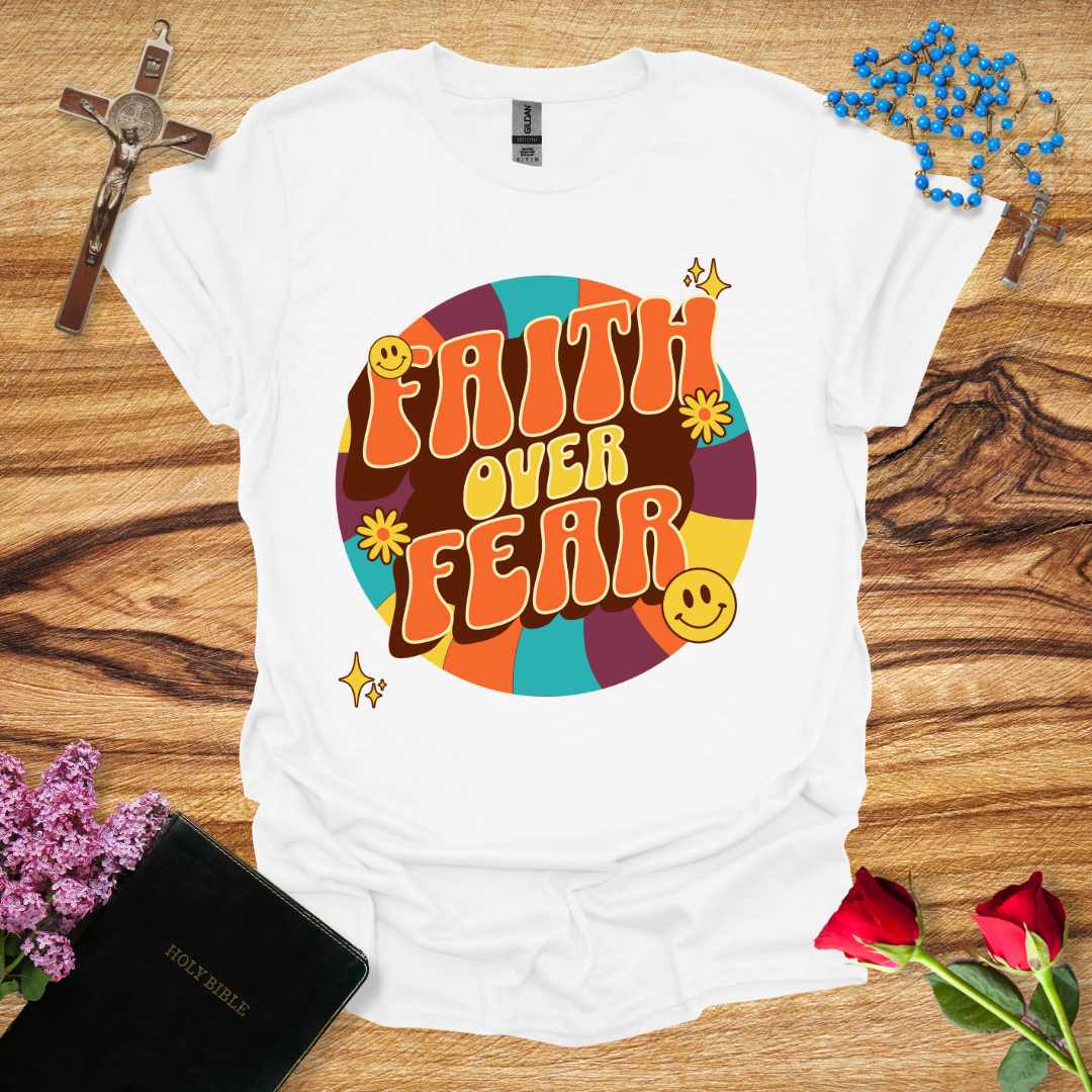 Faith Over Fear Round T-Shirt