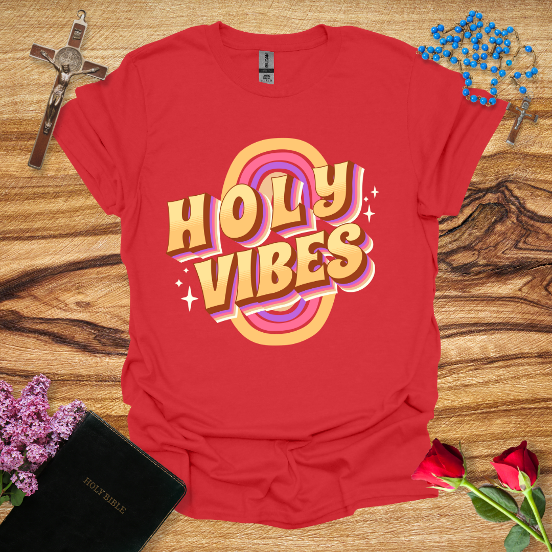 Holy Vibes Retro T-Shirt