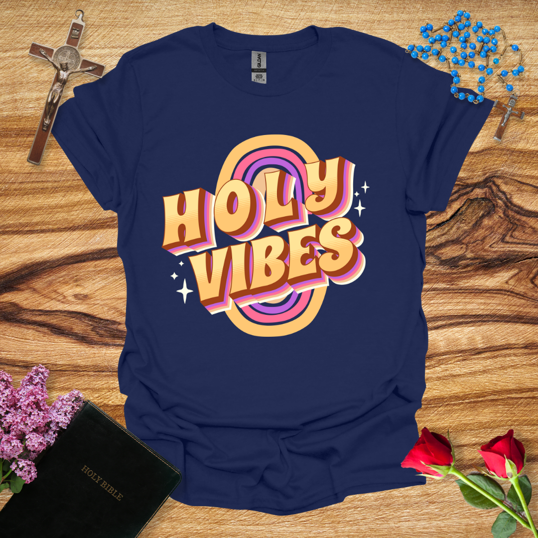 Holy Vibes Retro T-Shirt