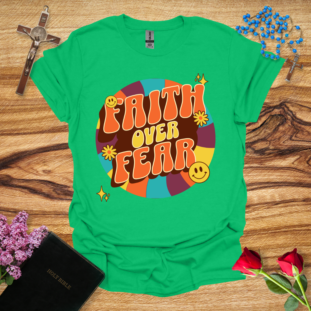 Faith Over Fear Round T-Shirt