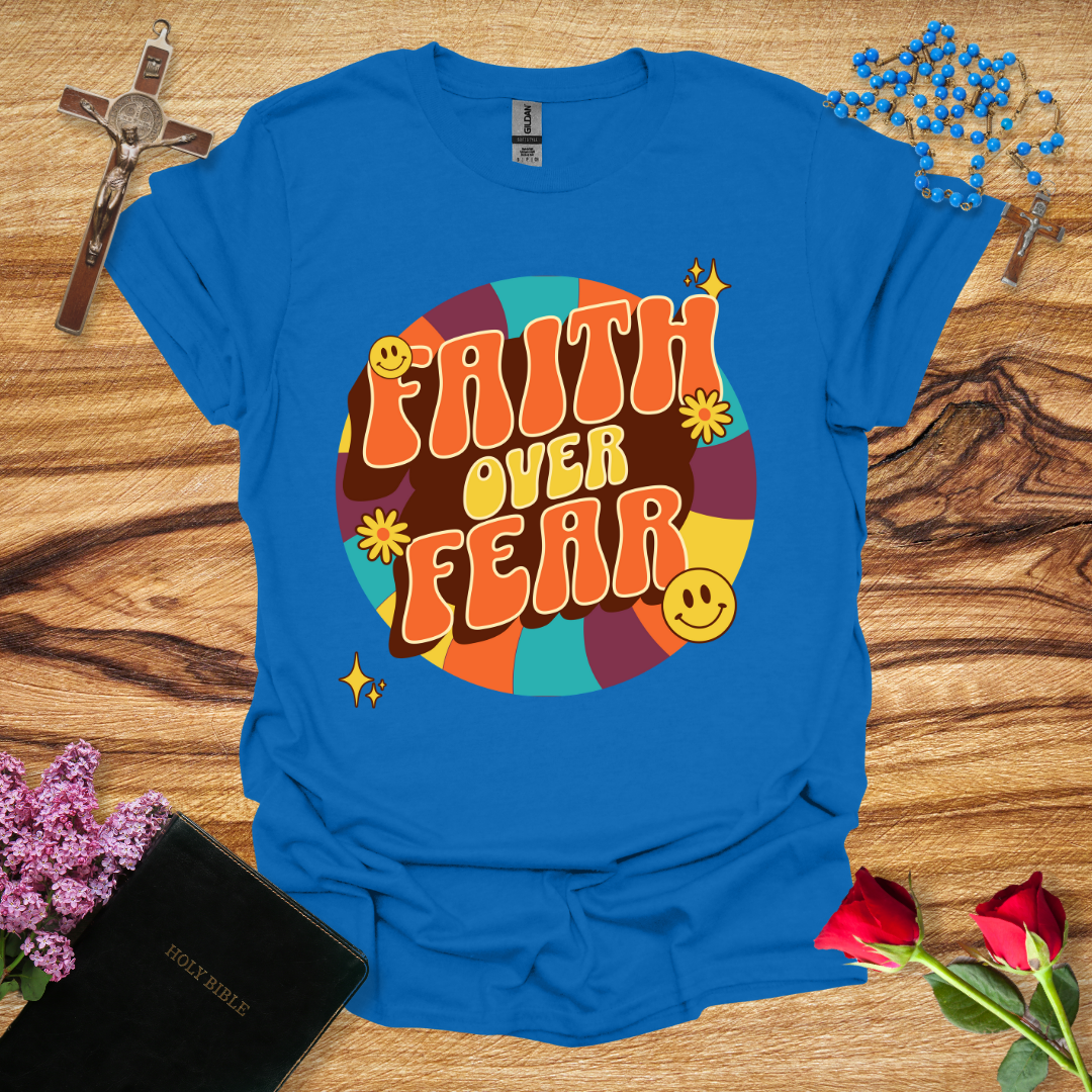 Faith Over Fear Round T-Shirt