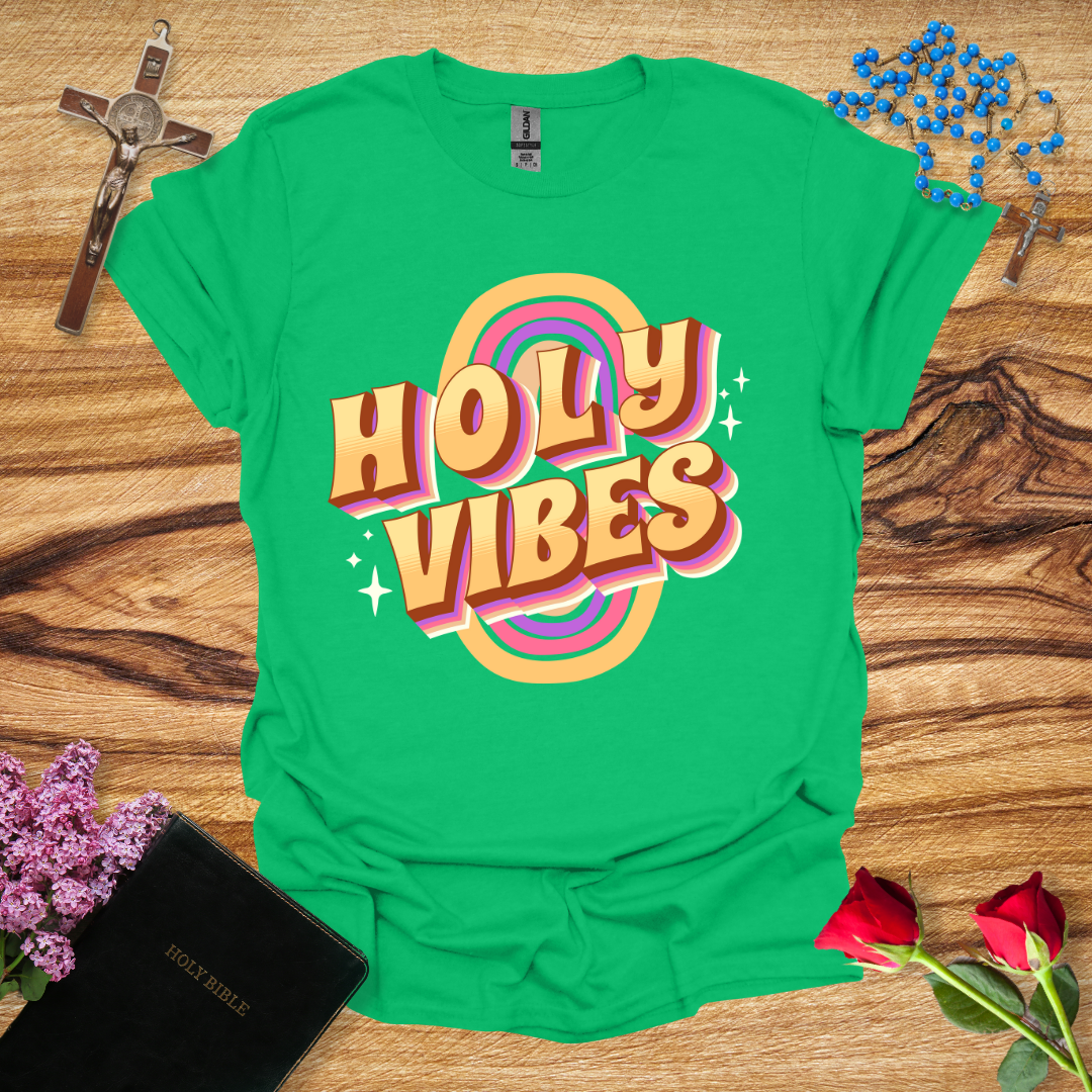 Holy Vibes Retro T-Shirt