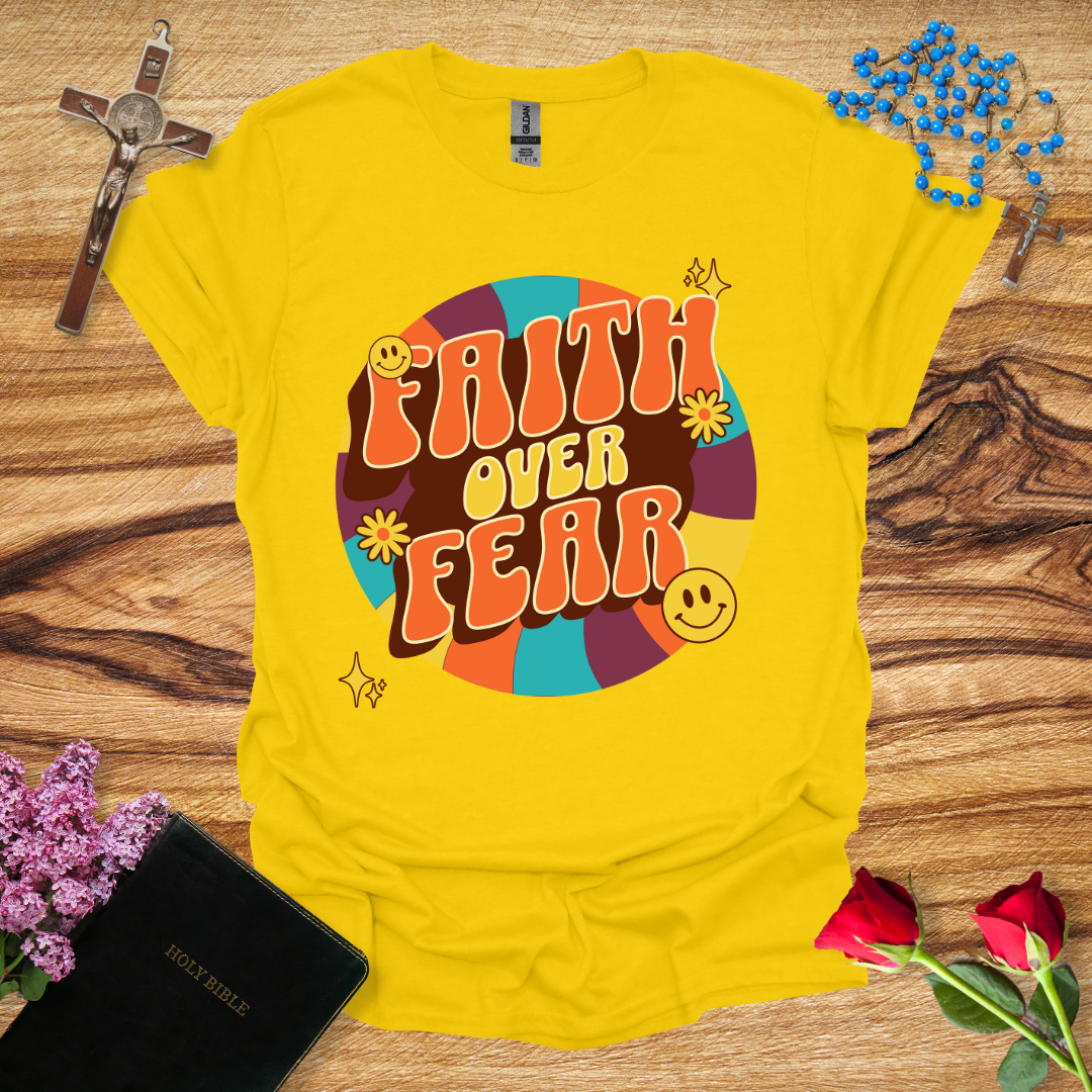 Faith Over Fear Round T-Shirt