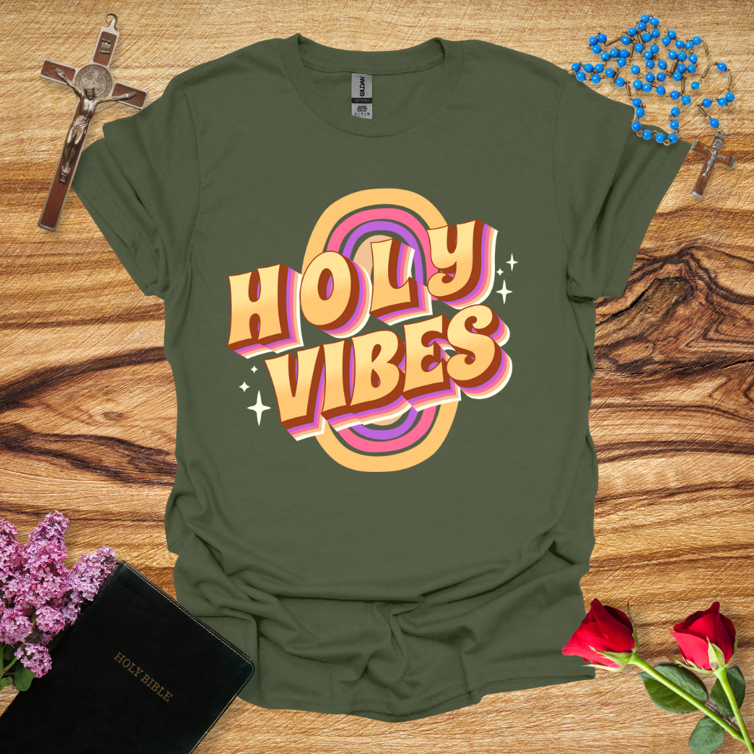 Holy Vibes Retro T-Shirt