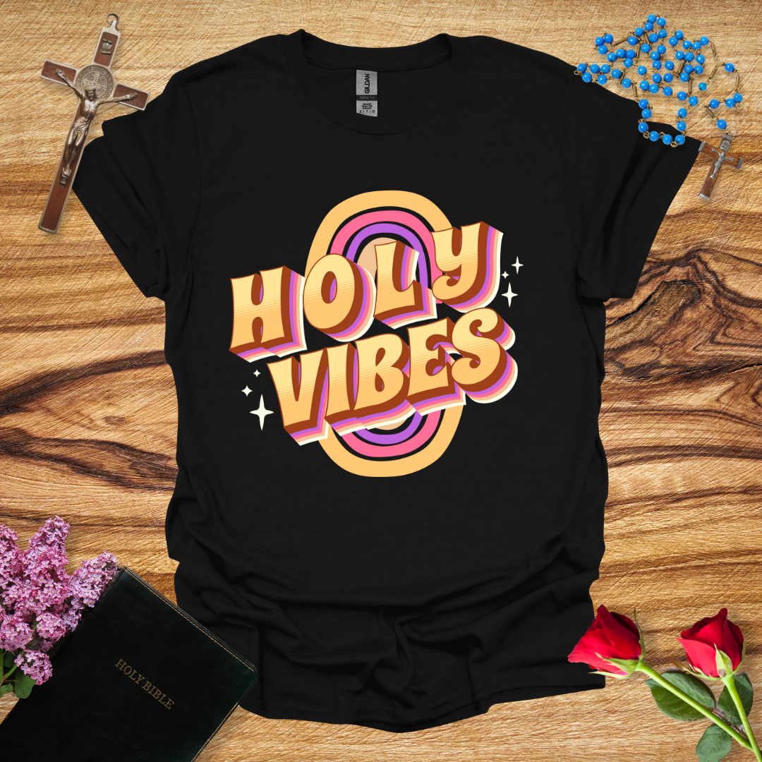 Holy Vibes Retro T-Shirt