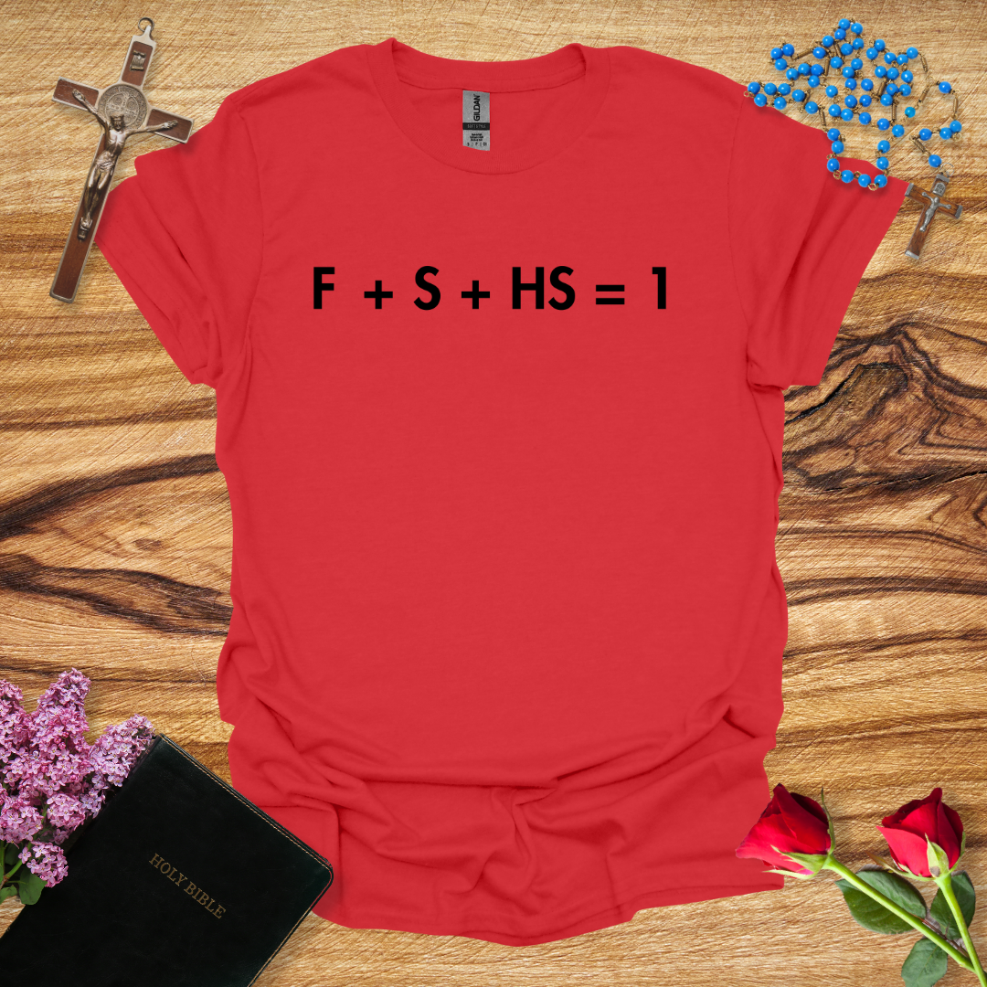 Holy Trinity Equals 1 Math T-Shirt