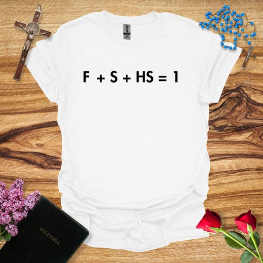 Holy Trinity Equals 1 Math T-Shirt