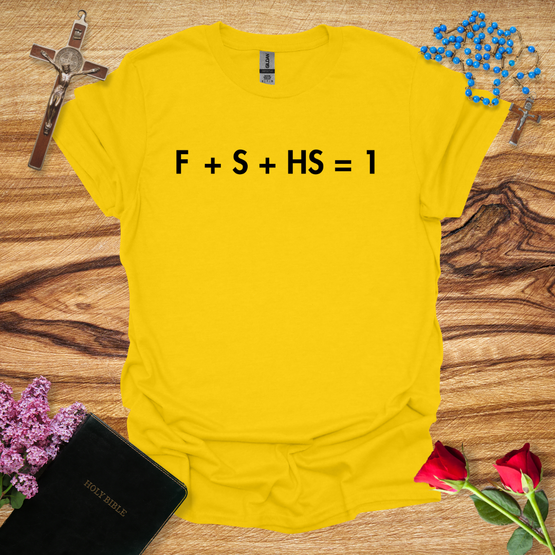 Holy Trinity Equals 1 Math T-Shirt