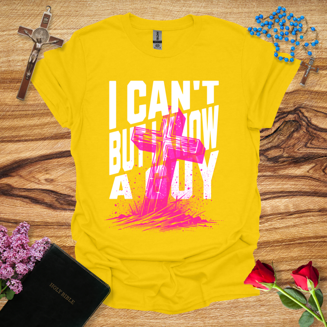 I Can't But I Know A Guy Pink Cross T-Shirt